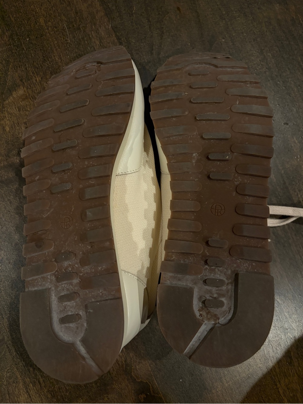 The Row Cream and Brown Women's Low-Top Sneakers - Picture 12 of 12